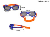 4+Explorer Polarizačné Modro-oranžové