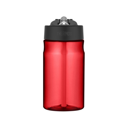 Detská hydratačná fľaša so slamkou - Červená