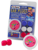 Ear Band-it Štuple Floating Putty Buddies® (3 páry) Červená+modrá+biela