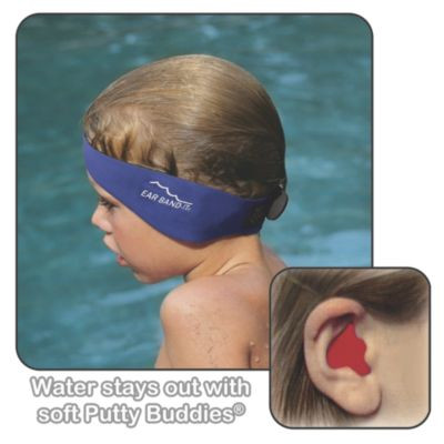 Ear Band-it Štuple Floating Putty Buddies® (3 páry) Modrá+červená+zelená