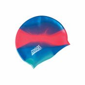 Junior silikónová plavecká čiapka Zoggs Modro-červená