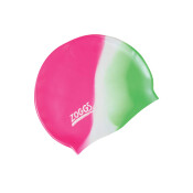 Junior silikónová plavecká čiapka Zoggs Ružovo-zelená