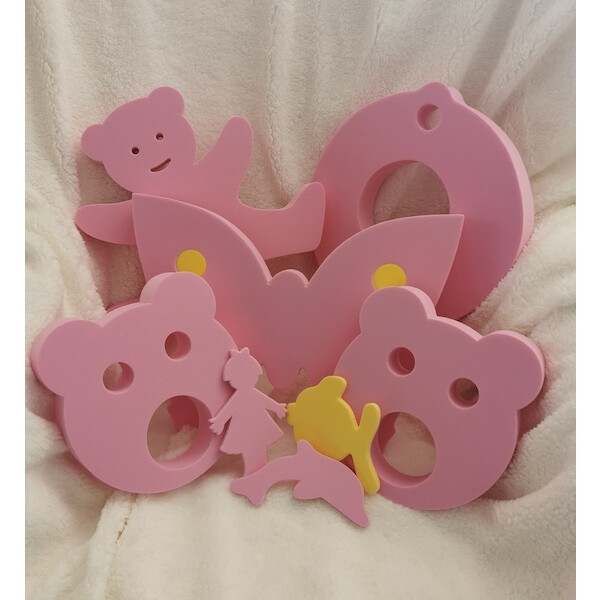 Nadľahčuj&uacute;ce kolieska Medved&iacute;k 200x38mm