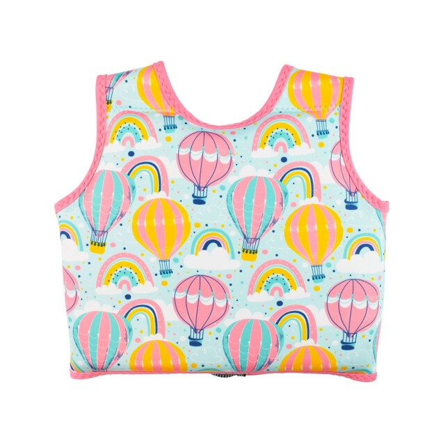 Plaveck&aacute; vesta Go Splash Swim Ružov&eacute; bal&oacute;niky