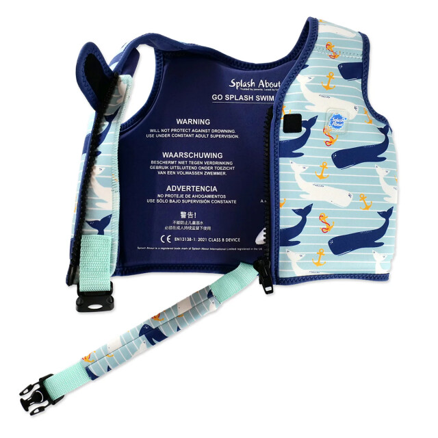 Plaveck&aacute; vesta s bezpečnostn&yacute;m popruhom Moby Splash