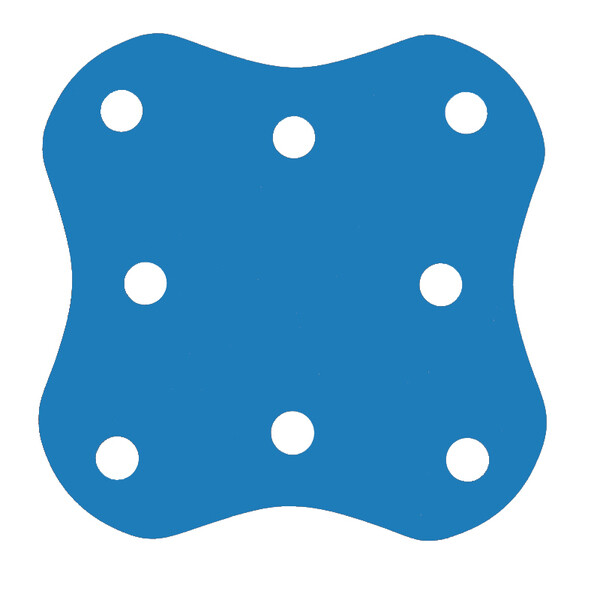 Plaveck&yacute; pont&oacute;n ostrov 4+4 otvory