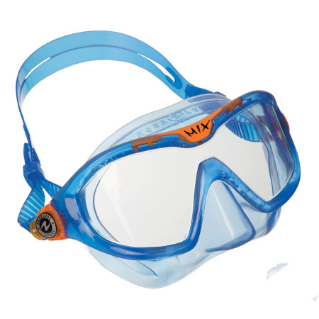 Potápačská maska Aqualung 4+ Modro-oranžová