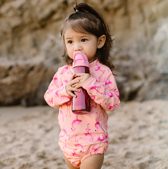 UV Top so zipsom Plameniaky (dlh&yacute; ruk&aacute;v)