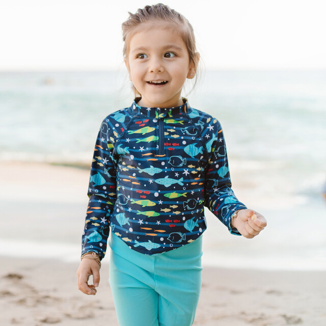 UV Top so zipsom Rybky (dlh&yacute; ruk&aacute;v)