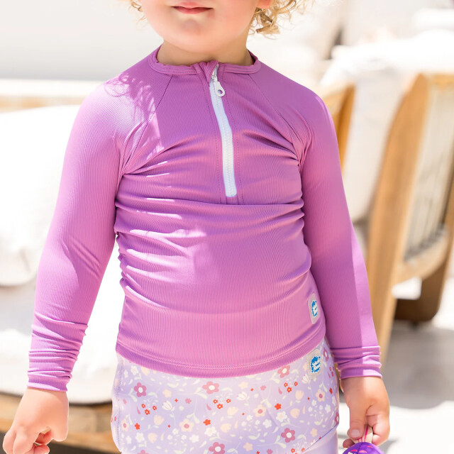 UV Tričko s dlh&yacute;m ruk&aacute;vom Fialov&aacute;