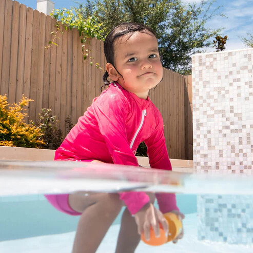 UV Tričko s dlh&yacute;m ruk&aacute;vom Ružov&aacute;